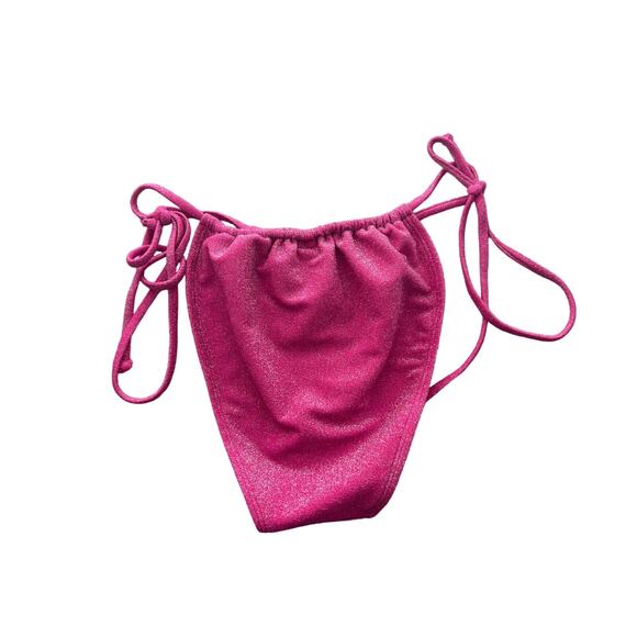 Good American Sparkle Tiny Ties swim Bottom size 3 - Picture 2 of 4